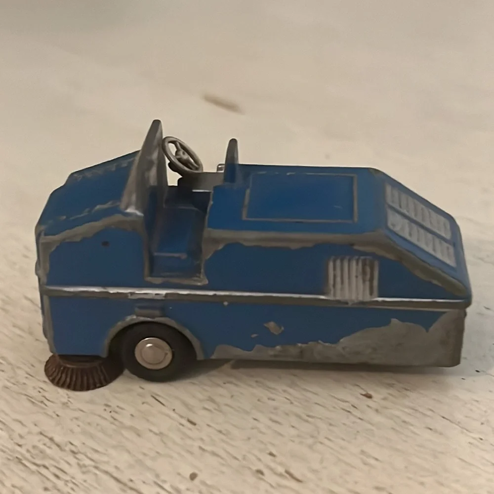 RARE Schuco Piccolo 758 Street sweeper metal car 1:90 scale Western Germany
